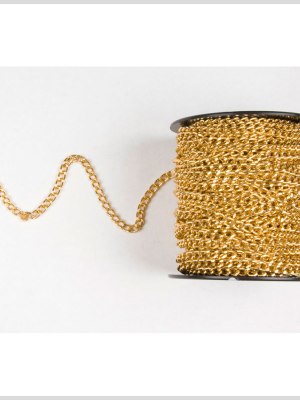 Gold Aluminum Metal Chain – 3/16″ Gold Aluminum Metal Chain – 3/16″