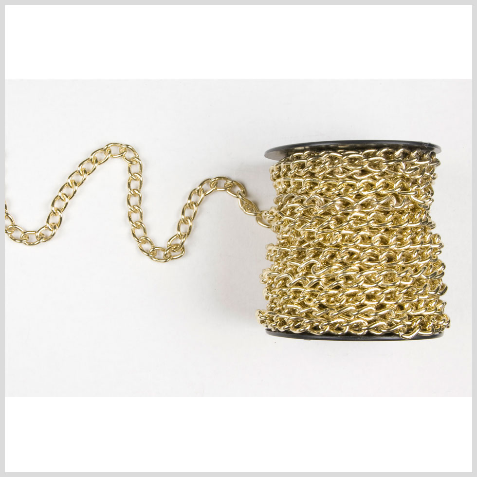 Gold Steel Chain – 9 mm Gold Steel Chain – 9 mm