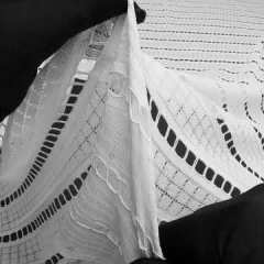 Corded Lace – Ivory Squares and Stripes Corded Lace – Ivory Squares and Stripes