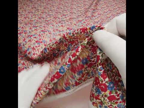 Liberty Fabrics Tana Lawn® – Emma and Georgina Red, Blue and Yellow Floral Liberty Fabrics Tana Lawn® – Emma and Georgina Red, Blue and Yellow Floral