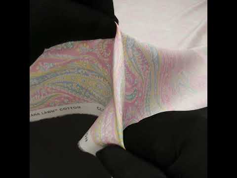 Liberty Fabrics Tana Lawn® – Felix and Isabelle Light Pink – Pink, Pale Blue and Light Green Wild Paisley Liberty Fabrics Tana Lawn® – Felix and Isabelle Light Pink – Pink, Pale Blue and Light Green Wild Paisley