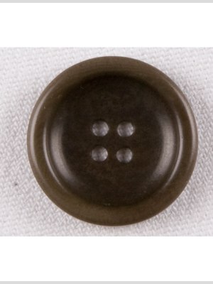 Plastic 4-Hole Button – 36L/23mm – Dark Brown Rolled Rim Plastic 4-Hole Button – 36L/23mm – Dark Brown Rolled Rim