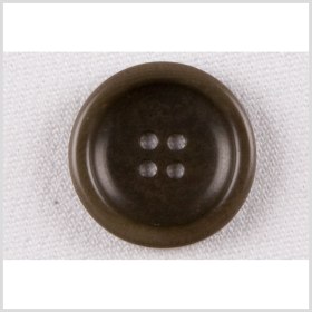 Plastic 4-Hole Button – 36L/23mm – Dark Brown Rolled Rim Plastic 4-Hole Button – 36L/23mm – Dark Brown Rolled Rim