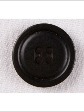 Plastic 4-Hole Button – 24L/15mm – Black Low Convex Plastic 4-Hole Button – 24L/15mm – Black Low Convex