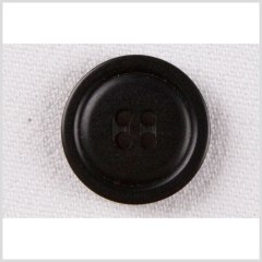 Plastic 4-Hole Button – 24L/15mm – Black Low Convex Plastic 4-Hole Button – 24L/15mm – Black Low Convex