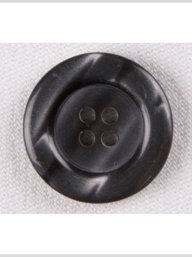 Plastic 4-Hole Button – 36L/23mm – Charcoal Gray Shimmer Plastic 4-Hole Button – 36L/23mm – Charcoal Gray Shimmer