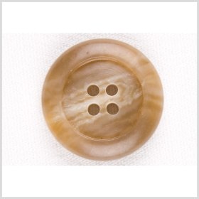 Plastic 4-Hole Button – 40L/25.5mm – Tan and Ivory Swirls Plastic 4-Hole Button – 40L/25.5mm – Tan and Ivory Swirls