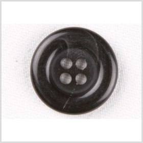 Plastic 4-Hole Button – 24L/15mm – Black Tire Rim Plastic 4-Hole Button – 24L/15mm – Black Tire Rim