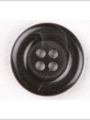 Plastic 4-Hole Button – 24L/15mm – Black Tire Rim Plastic 4-Hole Button – 24L/15mm – Black Tire Rim