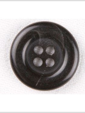 Plastic 4-Hole Button – 24L/15mm – Black Tire Rim Plastic 4-Hole Button – 24L/15mm – Black Tire Rim