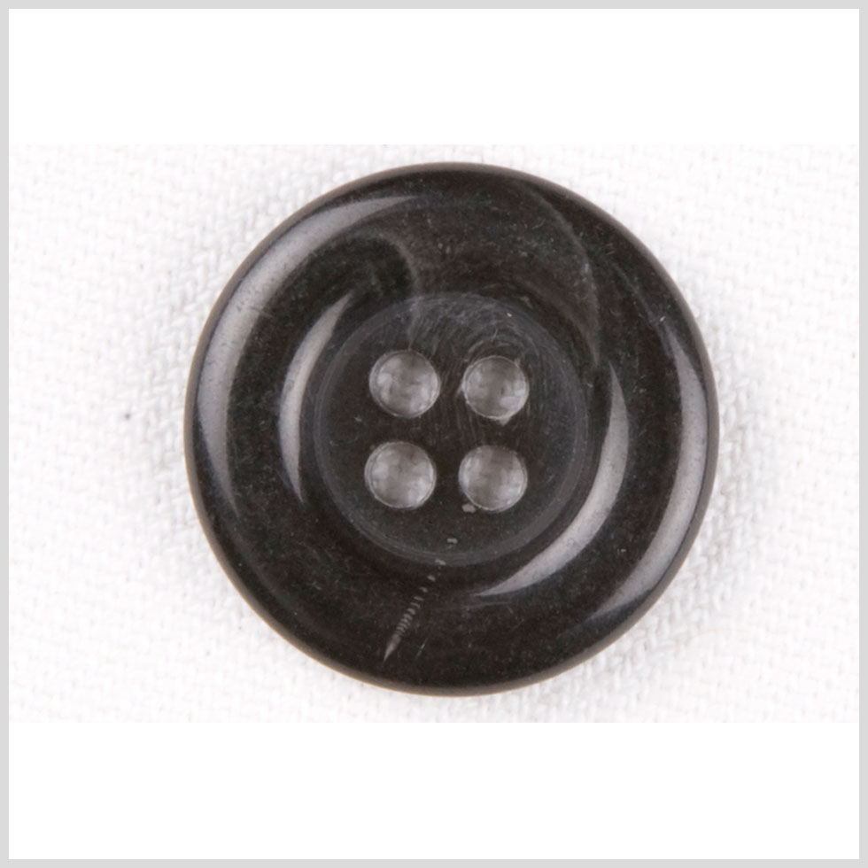 Plastic 4-Hole Button – 32L/20mm – Black Tire Rim Plastic 4-Hole Button – 32L/20mm – Black Tire Rim