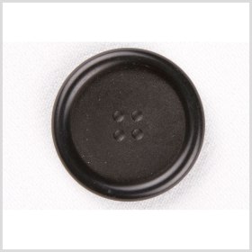 Plastic 4-Hole Button – 44L/28mm – Black Textured Center and Tire Rim Plastic 4-Hole Button – 44L/28mm – Black Textured Center and Tire Rim