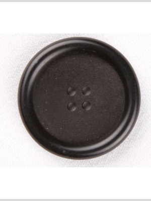 Plastic 4-Hole Button – 30L/19mm – Black Textured Center and Tire Rim Plastic 4-Hole Button – 30L/19mm – Black Textured Center and Tire Rim