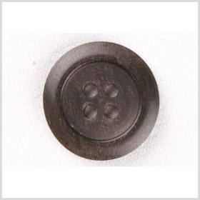 Plastic 4-Hole Button – 30L/19mm – Black Distressed Wood Look Plastic 4-Hole Button – 30L/19mm – Black Distressed Wood Look