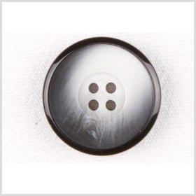 Black/White Plastic Button – 24L/15mm Black/White Plastic Button – 24L/15mm
