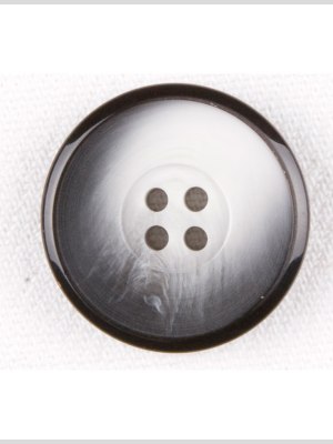 Black/White Plastic Button – 24L/15mm Black/White Plastic Button – 24L/15mm
