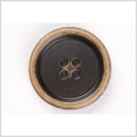 Black and Brown Plastic Button – 36L/23mm Black and Brown Plastic Button – 36L/23mm
