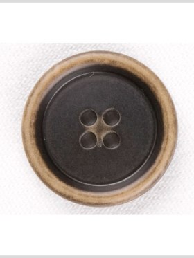 Black and Brown Plastic Button – 36L/23mm Black and Brown Plastic Button – 36L/23mm