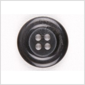 Plastic 4-Hole Button – 50L/32mm – Black Chunky Rolled Rim Plastic 4-Hole Button – 50L/32mm – Black Chunky Rolled Rim