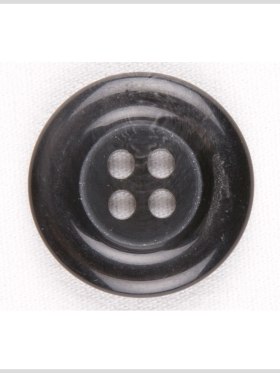 Plastic 4-Hole Button – 50L/32mm – Black Chunky Rolled Rim Plastic 4-Hole Button – 50L/32mm – Black Chunky Rolled Rim