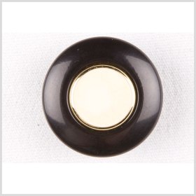 Black/Ivory Plastic Button – 44L/28mm Black/Ivory Plastic Button – 44L/28mm
