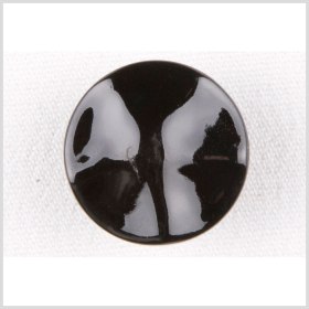 Plastic Shank Back Button – 24L/15mm – Shiny Black Plastic Shank Back Button – 24L/15mm – Shiny Black