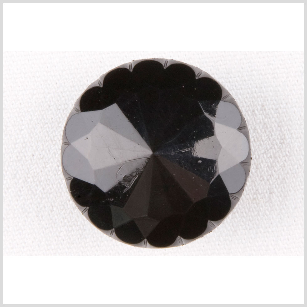 Plastic Shank Back Button – 44L/28mm – Black Black Flower Petal Rim Plastic Shank Back Button – 44L/28mm – Black Black Flower Petal Rim