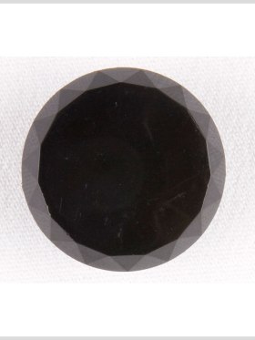Plastic Shank Back Button – 48L/30.5mm – Black Faceted Edge Plastic Shank Back Button – 48L/30.5mm – Black Faceted Edge