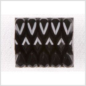 Black Faceted Plastic Shank Back Button – 32L/20mm Black Faceted Plastic Shank Back Button – 32L/20mm