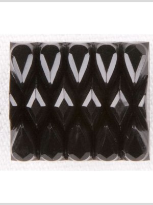 Black Faceted Plastic Shank Back Button – 32L/20mm Black Faceted Plastic Shank Back Button – 32L/20mm