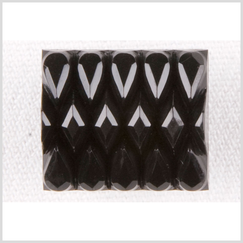 Black Faceted Plastic Shank Back Button – 32L/20mm Black Faceted Plastic Shank Back Button – 32L/20mm