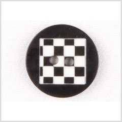 Black/White Plastic Button – 40L/25.5mm Black/White Plastic Button – 40L/25.5mm