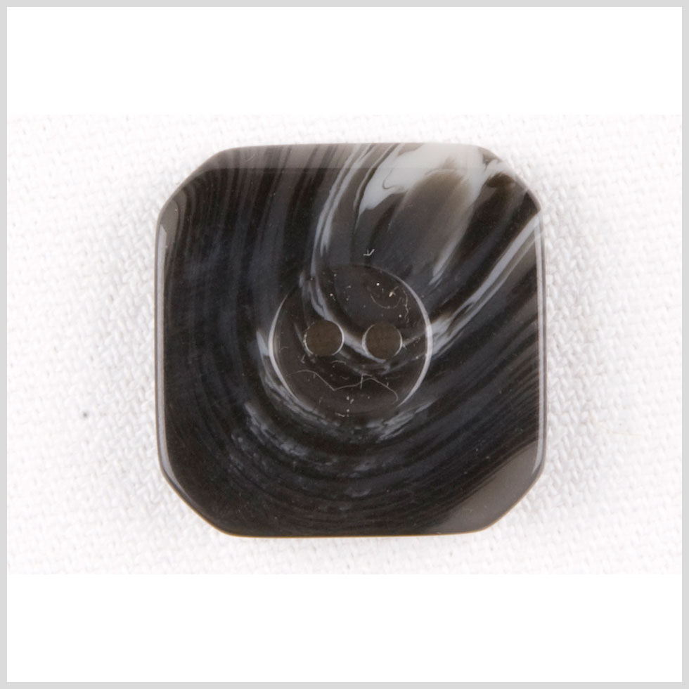 Black Square Plastic Button – 28L/18mm Black Square Plastic Button – 28L/18mm