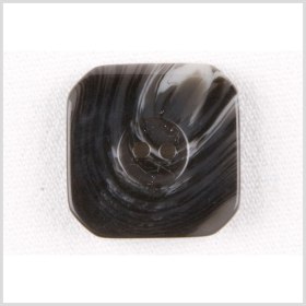 Square Plastic 2-Hole Button – 36L/28mm – Black and White Swirls Square Plastic 2-Hole Button – 36L/28mm – Black and White Swirls