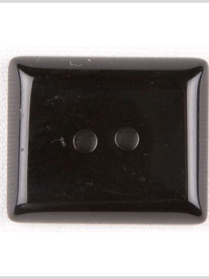 Rectangular Plastic 2-Hole Button – 42L/27mm – Shiny Black Rectangular Plastic 2-Hole Button – 42L/27mm – Shiny Black