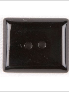 Rectangular Plastic 2-Hole Button – 45L/29mm – Shiny Black Rectangular Plastic 2-Hole Button – 45L/29mm – Shiny Black