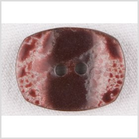 Ivory/Burgundy Plastic Button – 36L/23mm Ivory/Burgundy Plastic Button – 36L/23mm