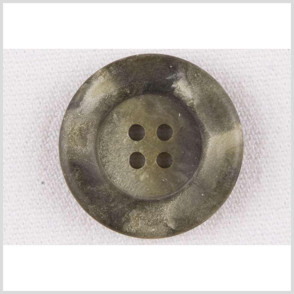 Plastic 4-Hole Button – 40L/25.5mm – Olive Green Mottled Shimmer Plastic 4-Hole Button – 40L/25.5mm – Olive Green Mottled Shimmer