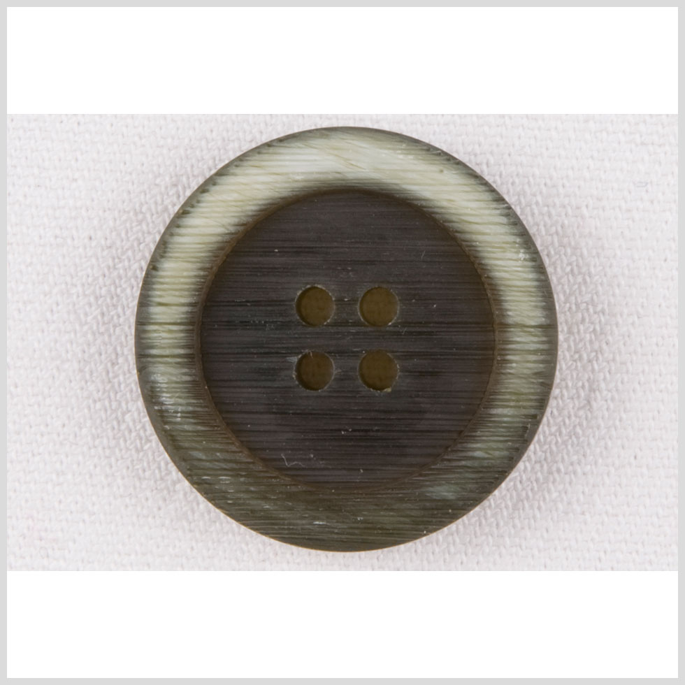 Plastic 4-Hole Button – 40L/25.5mm – Charcoal Gray and Pale Green with Engraved Ribs Plastic 4-Hole Button – 40L/25.5mm – Charcoal Gray and Pale Green with Engraved Ribs