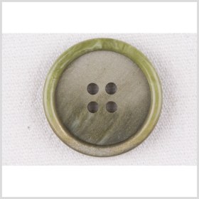 Plastic 4-Hole Button – 36L/23mm – Lime Green and White Swirls Rolled Rim Plastic 4-Hole Button – 36L/23mm – Lime Green and White Swirls Rolled Rim