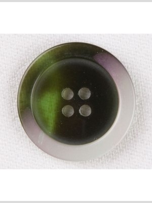 Plastic 4-Hole Button – 36L/23mm – Translucent Green, Purple and White Swirls Plastic 4-Hole Button – 36L/23mm – Translucent Green, Purple and White Swirls