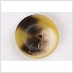 Plastic 2-Hole Button – 28L/18mm – Olive Green and Dark Brown Swirls Wide Rim Plastic 2-Hole Button – 28L/18mm – Olive Green and Dark Brown Swirls Wide Rim