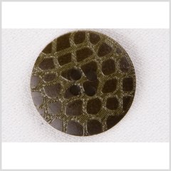 Plastic 4-Hole Button – 36L/23mm – Olive Green Etched Alligator Skin Plastic 4-Hole Button – 36L/23mm – Olive Green Etched Alligator Skin