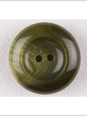 Plastic 2-Hole Button – 36L/23mm – Glossy Pesto Green Swirls Plastic 2-Hole Button – 36L/23mm – Glossy Pesto Green Swirls