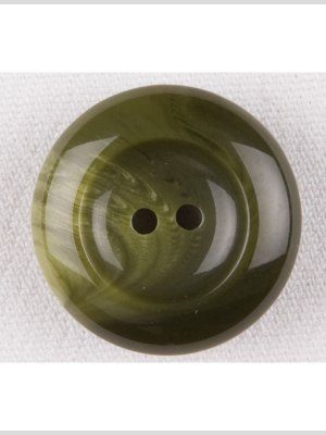 Plastic 2-Hole Button – 40L/25.5mm – Glossy Pesto Green Swirls Plastic 2-Hole Button – 40L/25.5mm – Glossy Pesto Green Swirls