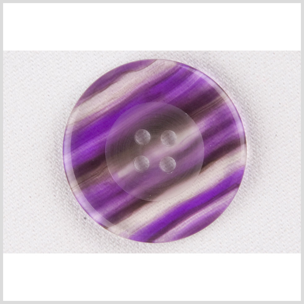 Purple/Clear Plastic Button – 50L/32mm Purple/Clear Plastic Button – 50L/32mm