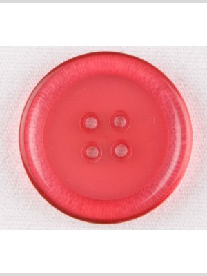 Plastic 4-Hole Button – 36L/23mm – Transparent Bright Pink Plastic 4-Hole Button – 36L/23mm – Transparent Bright Pink
