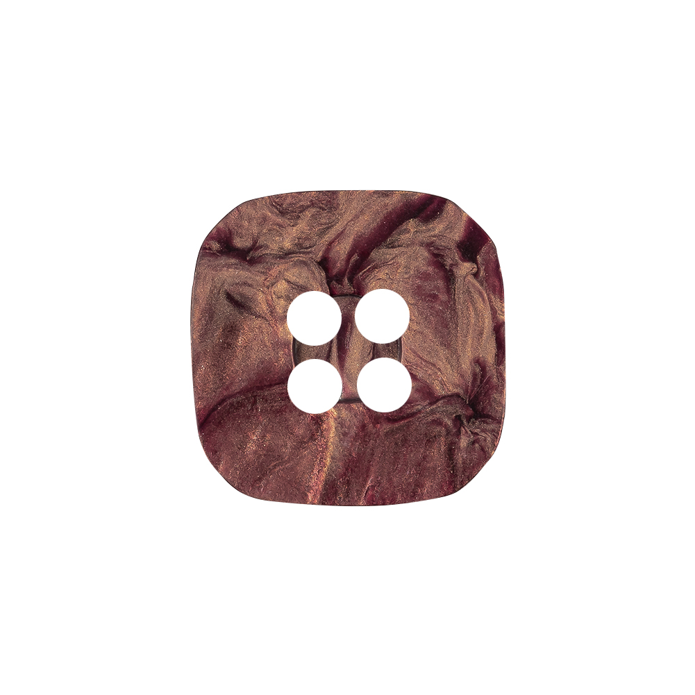 Purple and Pink Swirl 4-Hole Plastic Square Button – 36L/23mm Purple and Pink Swirl 4-Hole Plastic Square Button – 36L/23mm