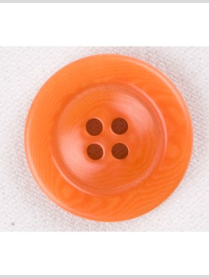 Plastic 4-Hole Button – 36L/23mm – Bright Orange Wood Grain Plastic 4-Hole Button – 36L/23mm – Bright Orange Wood Grain