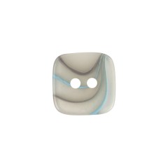 Sky Blue and Gray Transparent 2-Hole Plastic Square Button – 32L/20mm Sky Blue and Gray Transparent 2-Hole Plastic Square Button – 32L/20mm